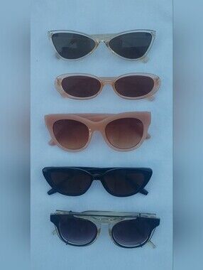 Women's Fashion Sunglasses - Neutral & Black Options